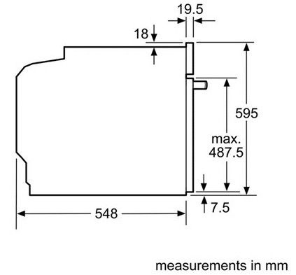 Įmontuojama orkaitė Bosch HBG634BS1