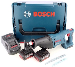 Bosch GSA 18V-Li L-Boxx Cordless Sabre Saw w/2x5.0Ah Batteries