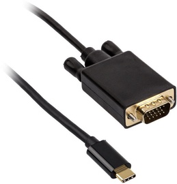 Провод Akasa AK-CBCA17-18BK USB Type-C, VGA, 1.8 м