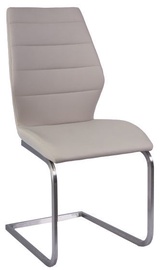 Стул для столовой Signal Meble Kevin Steel Brushed/Cappuccino, 1 шт.