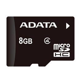 Atminties kortelė Adata microSDHC CL4, 8GB