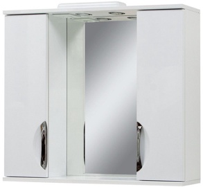 Vannas istabas skapis Sanservis Laura-85 1D White 85.4x70.1x17cm