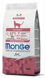Сухой корм для кошек Monge Sterilised Monoprotein, 1.5 кг