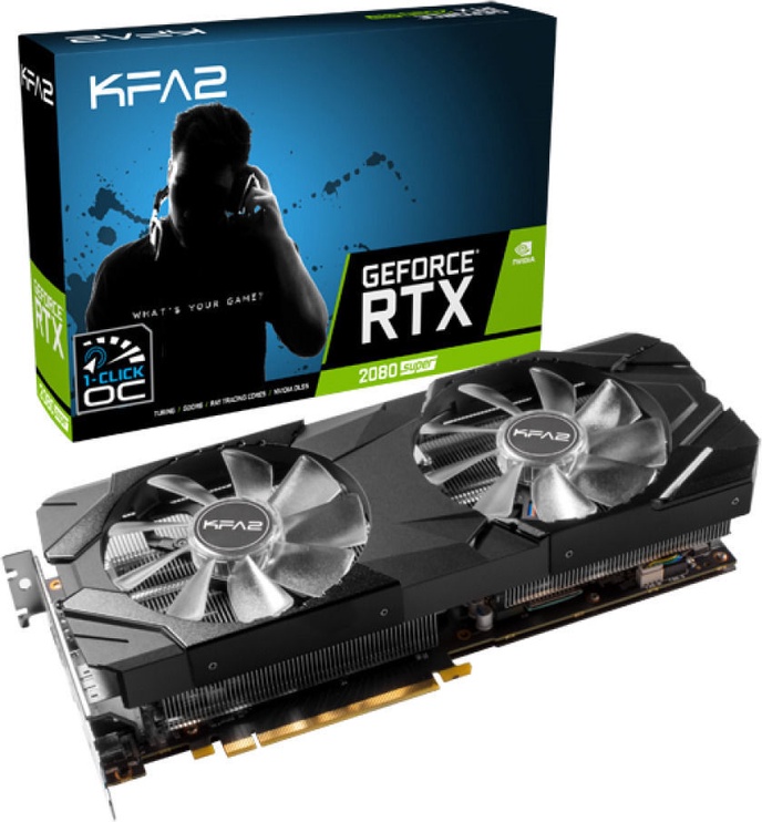 Видеокарта KFA2 GeForce RTX 2080 Super 28ISL6MDU9EK, 8 ГБ, GDDR6