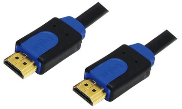 Laidas Logilink HDMI to HDMI HDMI 19 pin male, HDMI 19 pin male, 2 m, juoda