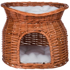 Trixie Wicker Cave with Bed on Top 54x43x37cm