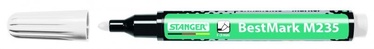 Stanger M235 BestMark Permanent Marker 1-3mm 10pcs White 712010