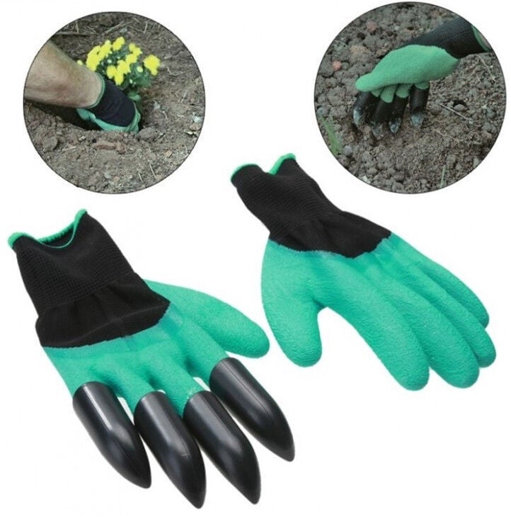 gloves with nails