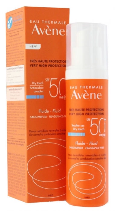 avene spf 50 dry touch fluid