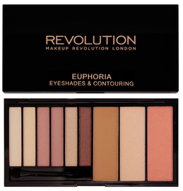 Makeup Revolution Euphoria Eyeshades & Contouring Palette 18g Bare