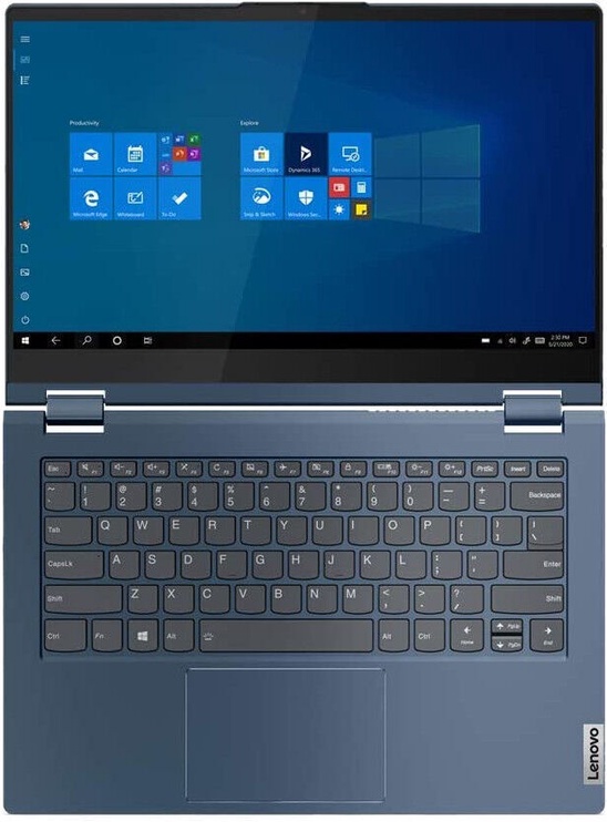 Portatīvais dators Lenovo ThinkBook 14s Yoga 20WE0021PB, Intel® Core™ i5-1135G7, 16 GB, 512 GB, 14 ", Intel UHD Graphics, zila