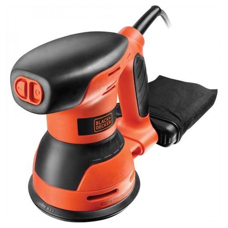 Elektriskā ekscentra slīpmašīna Black & Decker KA198-QS, 1.8 kg, 260 W