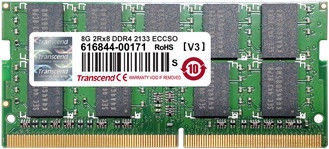 Transcend 8GB DDR4 2133MHz CL15 ECC SO-DIMM TS1GSH72V1H