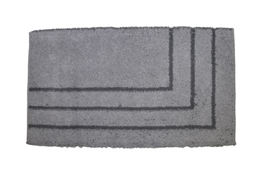 Коврик для ванной Saniflor Ikona 3FTAA023307, серый, 600 мм x 400 мм
