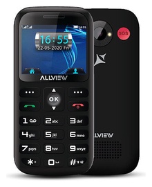Mobiiltelefon Allview D3 Senior, must, 8MB/160MB