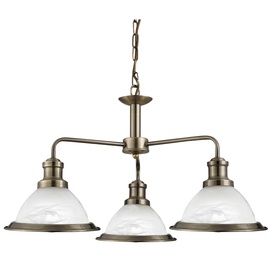 Retro stiliaus pakabinamas šviestuvas Searchlight Bistro 1593-3AB, 3 x 7W E27