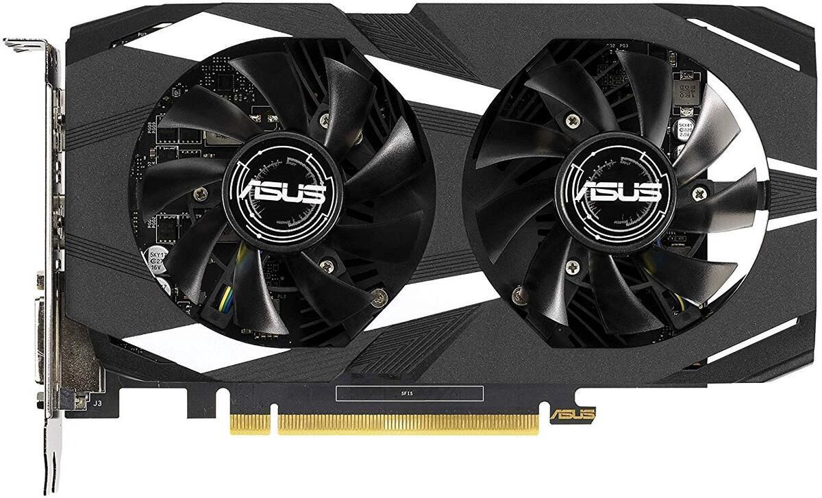 Vaizdo plokštė Asus GeForce GTX 1650 PCIE DUAL-GTX1650-4G, 4 GB, GDDR5 -  Senukai.lt