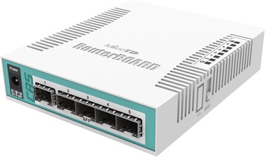 Maršrutizatorius MikroTik CRS106-1C-5S L5, balta