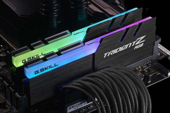 Operatyvioji atmintis (RAM) G.SKILL Trident Z RGB, DDR4, 128 GB, 3200 MHz