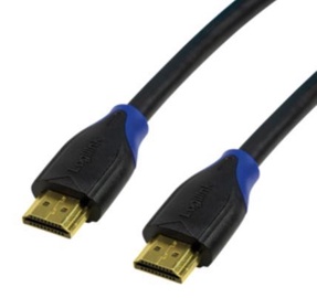 Laidas Logilink HDMI / HDMI HDMI A male, HDMI A male, 1 m, juoda