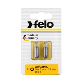 Набор насадок Felo Screwdriver Bit Set SW3x25mm 2pcs