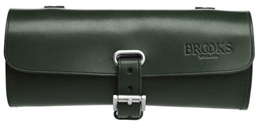 Dviračio krepšys Brooks England, natūrali oda, žalia