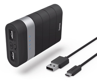 Ārējs akumulators Hama Trip Black, 7800 mAh