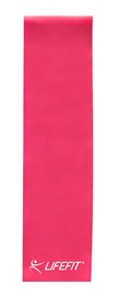 Vingrošanas lente Lifefit Rubber Tape Flexband 0.35mm Pink
