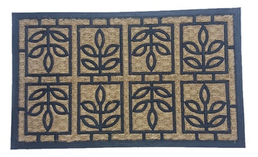 Придверный коврик Domoletti Rmcpao 030, коричневый/черный, 450 мм x 750 мм x 8 мм