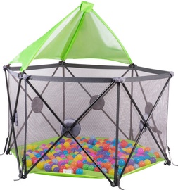 Lionelo Noor Travel Bed Grey With Hood