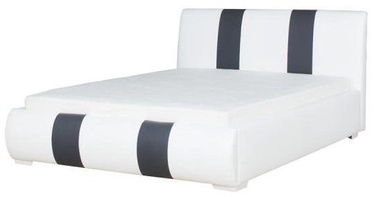 Bodzio Bed Aga 140x200cm White/Graphite