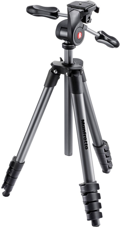 Stovas Manfrotto Compact Advanced Black Tripod + Head