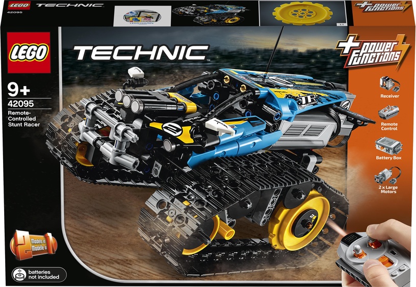 Konstruktors LEGO Technic Kaskadieru sacīkšu auto ar tālvadības pulti 42095, 324 gab.