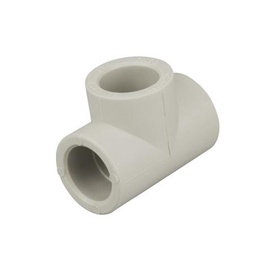 T-veida caurule Sanitas PPR 04.3225, 90 °, 25 mm - Lodējama iekšpuse/32 mm - Lodējama iekšpuse, polipropilēns (pp)