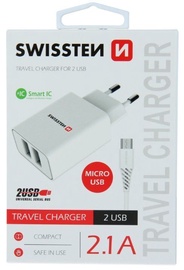 Зарядное устройство Swissten, USB/AC/DC