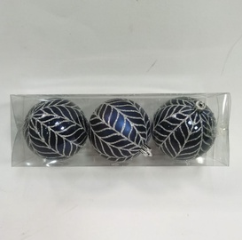 Eglutės žaisliukas Christmas Touch SY19QJHB-377 Blue, 3 vnt.