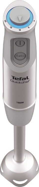 Ручной блендер Tefal Quickchef HB65KD38, серый/нержавеющей стали