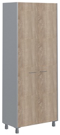 Skyland Offix New Wardrobe OCW 87.1 Light Sonoma Oak/Metallic