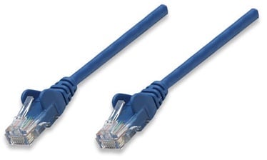 Juhe Intellinet CAT 5e UTP Patch RJ-45 8P8C, RJ-45 8P8C, 3 m, sinine