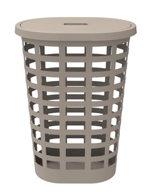 Plast Team Boston Oval Laundry Basket 54l Beige