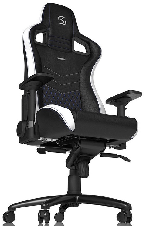 Žaidimų kėdė Noblechairs Epic SK Gaming Edition, mėlyna/balta/juoda