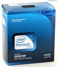 Процессор Intel E5500 Intel Pentium E5500 2.80Ghz 2MB Tray, 2.80ГГц, LGA 775, 2МБ