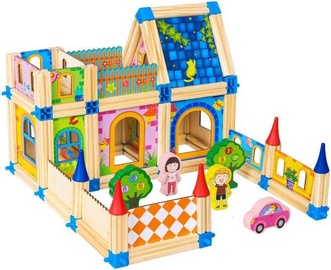 EcoToys Wooden House Construction Set