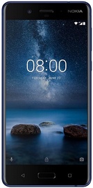 Mobilusis telefonas Nokia 8 Tempered Blue, 64 GB