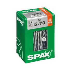 Medsraigčiai Spax, 5 x 70 mm, ZN, T20, 50 vnt.
