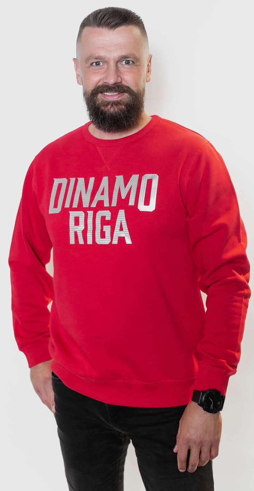 Kampsun, universaalne Dinamo Rīga, punane, S