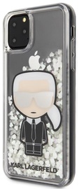 Karl Lagerfeld Iconic Glitter Glow In The Dark Back Case For Apple iPhone 11 Pro Max Transparent