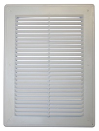 Ventilācijas reste Plaskanta 25,5x19cm, balta
