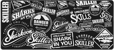 Peles paliktnis Sharkoon, 400 mm x 900 mm x 2.5 mm, melna