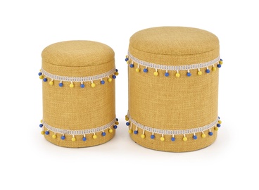 Пуф Halmar Grado w/ Storage Function, желтый, 38 см x 38 см x 44 см